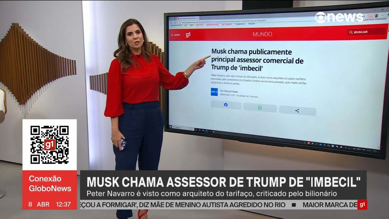 'Vamos deixar que a briga continue', diz porta-voz da Casa Branca após Musk chamar assessor de Trump de imbecil