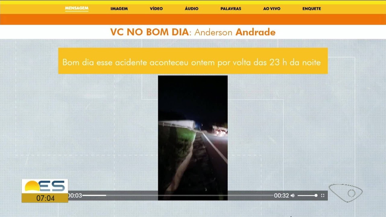 Acidente entre carretas provoca incêndio e deixa um morto na BR-101 em Vila Velha, ES