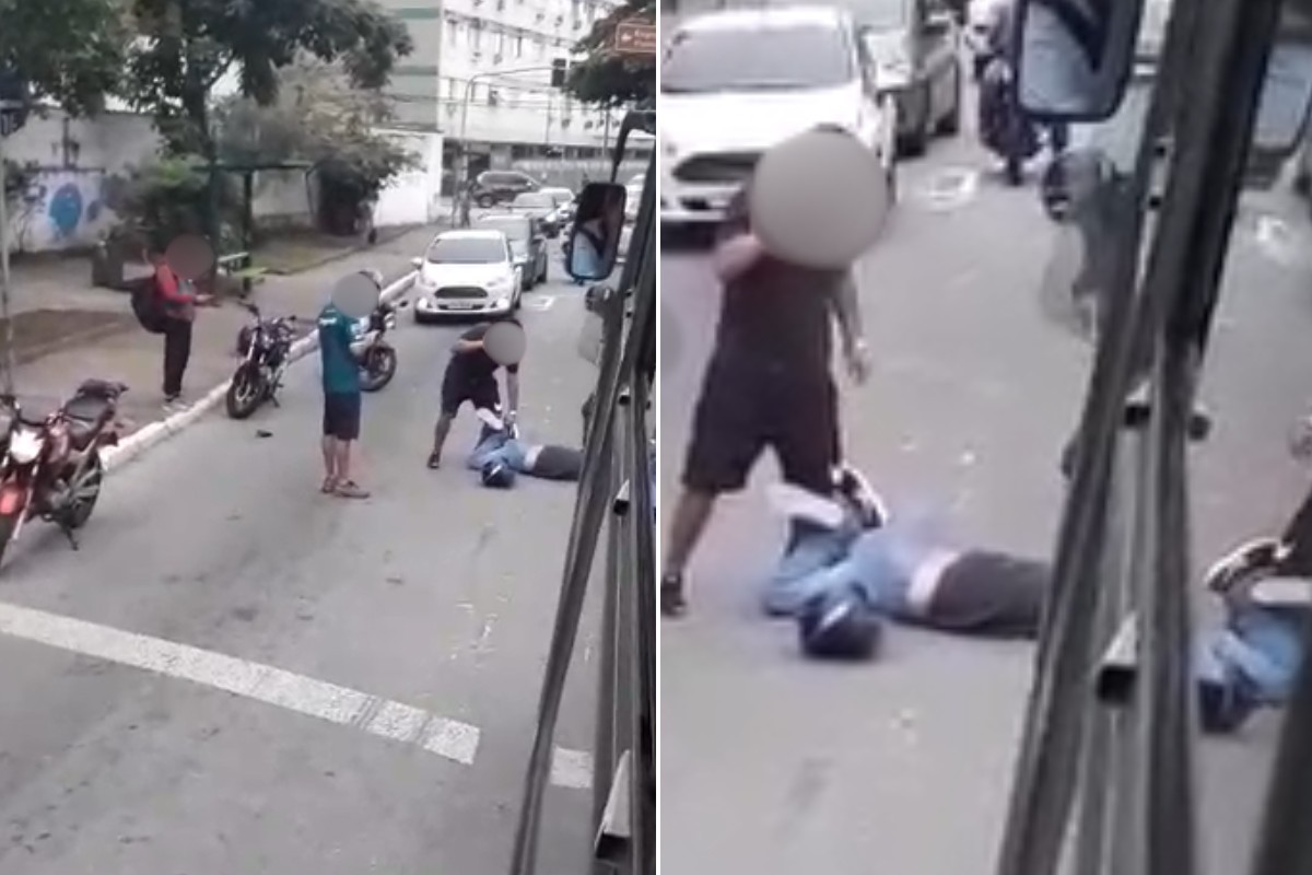 Policial reage a assalto e baleia criminoso de 18 anos em Santos, SP